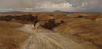 Enrico Coleman, La desolata campagna di Roma, 1901